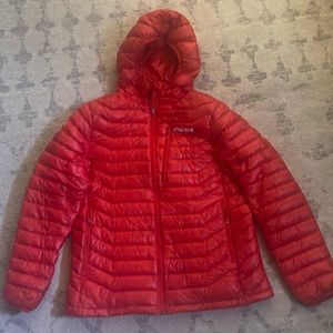 Red Marmot Down Coat